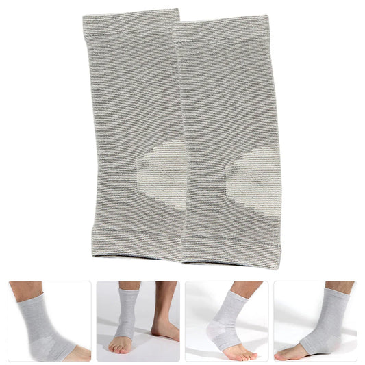 Nylon Bamboo Charcoal Fiber Ankle Support Sleeve Socks Braces Elastic Warm Compression Ankle Cover Sprain Proof Foot for Men